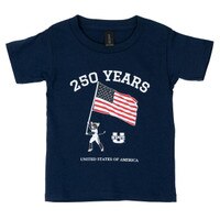 2026 Toddler U-State Patriotic Big Blue T-Shirt